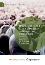 Deviant Leisure and Events of Deviance