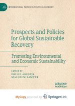 Prospects and Policies for Global Sustainable Recovery