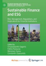 Sustainable Finance and ESG