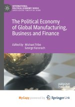 Political Economy of Global Manufacturing, Business and Finance