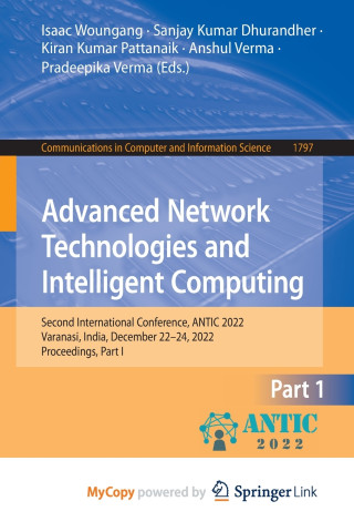 Advanced Network Technologies and Intelligent Computing