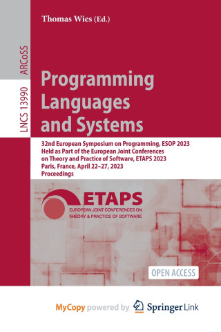 Programming Languages and Systems