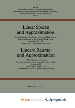 Linear Spaces and Approximation / Lineare Raume und Approximation