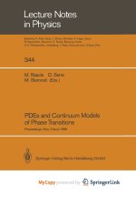 PDEs and Continuum Models of Phase Transitions