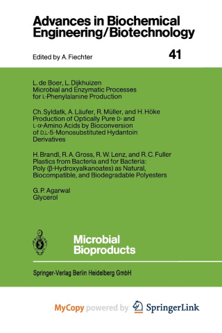Microbial Bioproducts