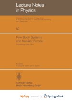Few Body Systems and Nuclear Forces I