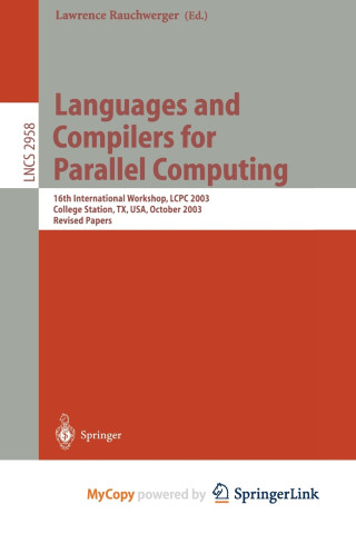 Languages and Compilers for Parallel Computing