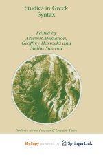 Studies in Greek Syntax