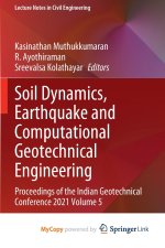 Soil Dynamics, Earthquake and Computational Geotechnical Engineering