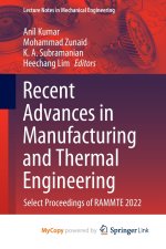 Recent Advances in Manufacturing and Thermal Engineering