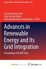 Advances in Renewable Energy and Its Grid Integration