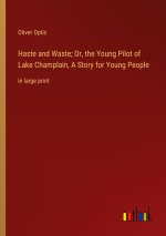 Haste and Waste; Or, the Young Pilot of Lake Champlain, A Story for Young People