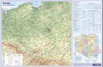 Podkładka na biurko. Mapa Polski