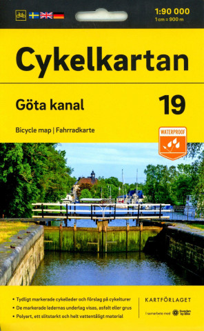Cykelkartan Blad 19 Göta kanal