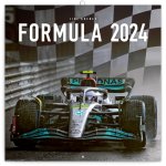 Poznámkový kalendář Formule 2024 - nástěnný kalendář