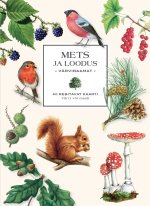 Mets ja loodus. värviraamat. 40 rebitavat kaarti. värvi või maali