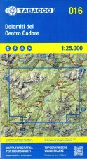 Tabacco Wandern Dolomiti Cadore 1:25000