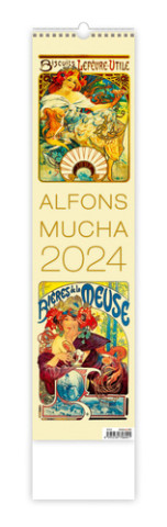 Kalendář Alfons Mucha vázanka