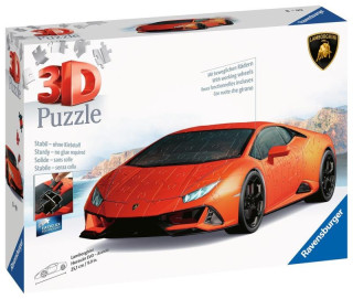 Ravensburger Puzzle 3D - Lamborghini Huracán Evo oranžové 108 dílků
