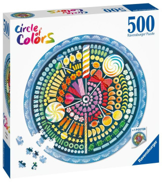 Ravensburger Puzzle - Sladkosti 500 dílků