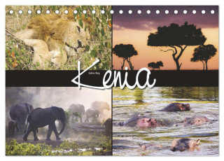 Kenia (Tischkalender 2024 DIN A5 quer), CALVENDO Monatskalender