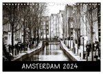 Amsterdam 2024 (Wandkalender 2024 DIN A4 quer), CALVENDO Monatskalender