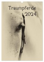 Traumpferde 2024 (Wandkalender 2024 DIN A3 hoch), CALVENDO Monatskalender