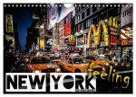 New York feeling (Wandkalender 2024 DIN A4 quer), CALVENDO Monatskalender