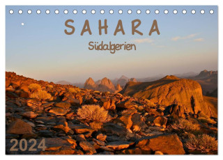 Sahara - Südalgerien (Tischkalender 2024 DIN A5 quer), CALVENDO Monatskalender