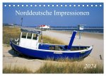 Norddeutsche Impressionen (Tischkalender 2024 DIN A5 quer), CALVENDO Monatskalender