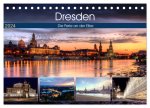 Dresden Die Perle an der Elbe (Tischkalender 2024 DIN A5 quer), CALVENDO Monatskalender