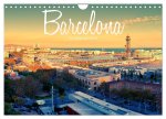 Barcelona - Stadtansichten (Wandkalender 2024 DIN A4 quer), CALVENDO Monatskalender