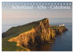 Schottland - Alba - Caledonia (Tischkalender 2024 DIN A5 quer), CALVENDO Monatskalender