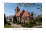 Dorfkirchen auf Rügen (Tischkalender 2024 DIN A5 quer), CALVENDO Monatskalender