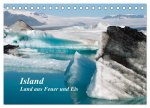 Island (Tischkalender 2024 DIN A5 quer), CALVENDO Monatskalender