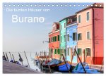 Die bunten Häuser von Burano (Tischkalender 2024 DIN A5 quer), CALVENDO Monatskalender