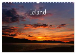 Island (Wandkalender 2024 DIN A3 quer), CALVENDO Monatskalender