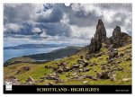 SCHOTTLAND - HIGHLIGHTS (Wandkalender 2024 DIN A3 quer), CALVENDO Monatskalender