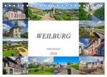 Weilburg Impressionen (Tischkalender 2024 DIN A5 quer), CALVENDO Monatskalender