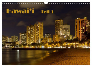 Hawai'i - Teil 1 (Wandkalender 2024 DIN A3 quer), CALVENDO Monatskalender