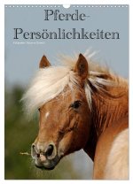 Pferde-Persönlichkeiten - ausdrucksstarke Gesichter verschiedener Pferderassen (Wandkalender 2024 DIN A3 hoch), CALVENDO Monatskalender