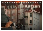 Katzen Blues (Tischkalender 2024 DIN A5 quer), CALVENDO Monatskalender