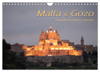 Malta & Gozo (Wandkalender 2024 DIN A4 quer), CALVENDO Monatskalender