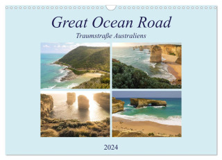 Great Ocean Road - Traumstraße Australiens (Wandkalender 2024 DIN A3 quer), CALVENDO Monatskalender