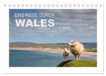 Eine Reise durch Wales (Tischkalender 2024 DIN A5 quer), CALVENDO Monatskalender