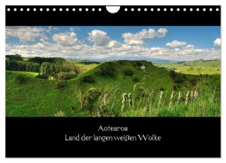 Aotearoa - Land der langen weißen Wolke (Wandkalender 2024 DIN A4 quer), CALVENDO Monatskalender