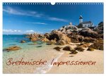 Bretonische Impressionen (Wandkalender 2024 DIN A3 quer), CALVENDO Monatskalender