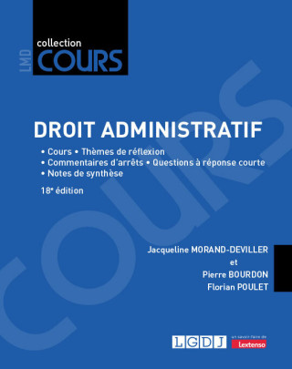 Droit administratif, 18ème édition