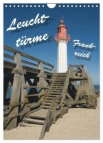Leuchttürme Frankreich (Wandkalender 2024 DIN A4 hoch), CALVENDO Monatskalender