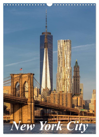 New York City / CH-Version (Wandkalender 2024 DIN A3 hoch), CALVENDO Monatskalender